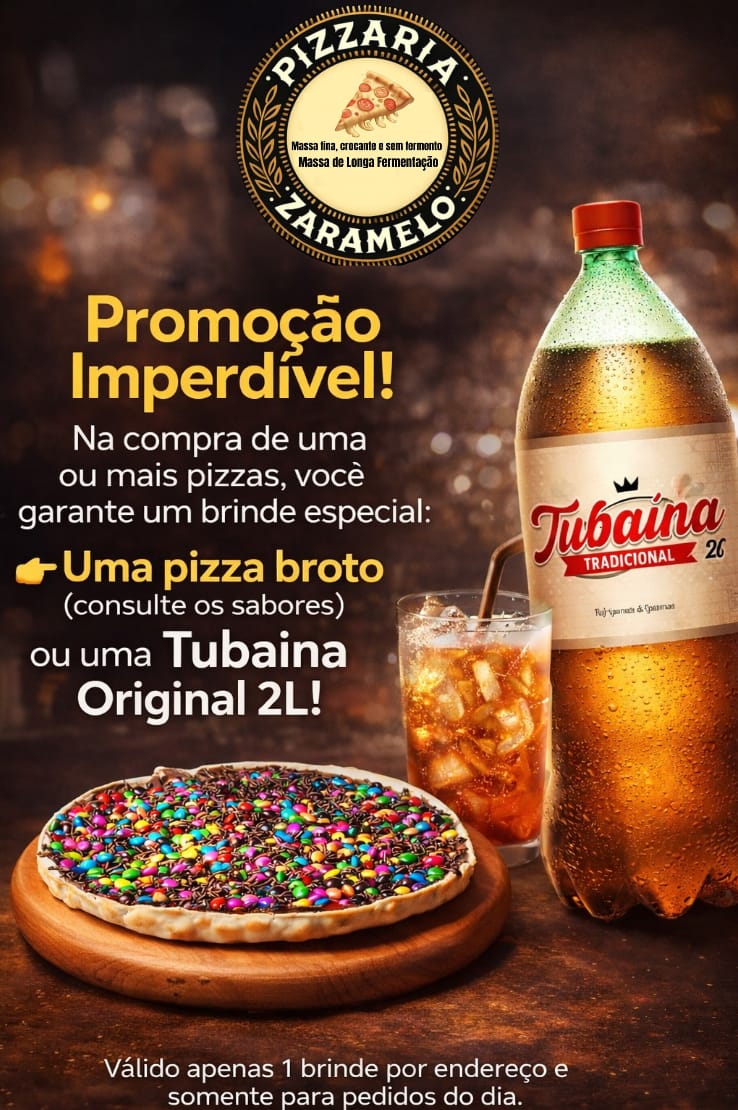 Promoção Pizzaria Zaramelo